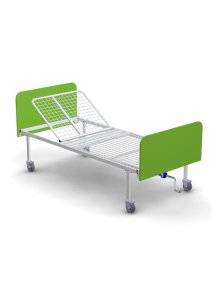 Кровать медицинская функциональная 2-х секционная КФМ-2nb-3